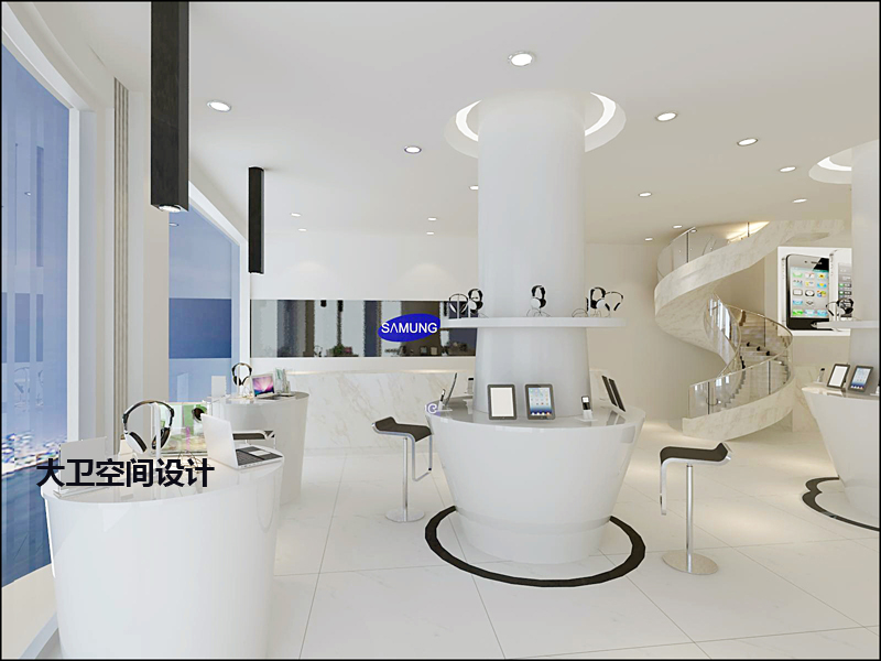 大衛(wèi)設(shè)計 專業(yè)室內(nèi)公裝效果圖服務(wù)，打造蘋果體驗店與手機店全國性裝修設(shè)計解決方案